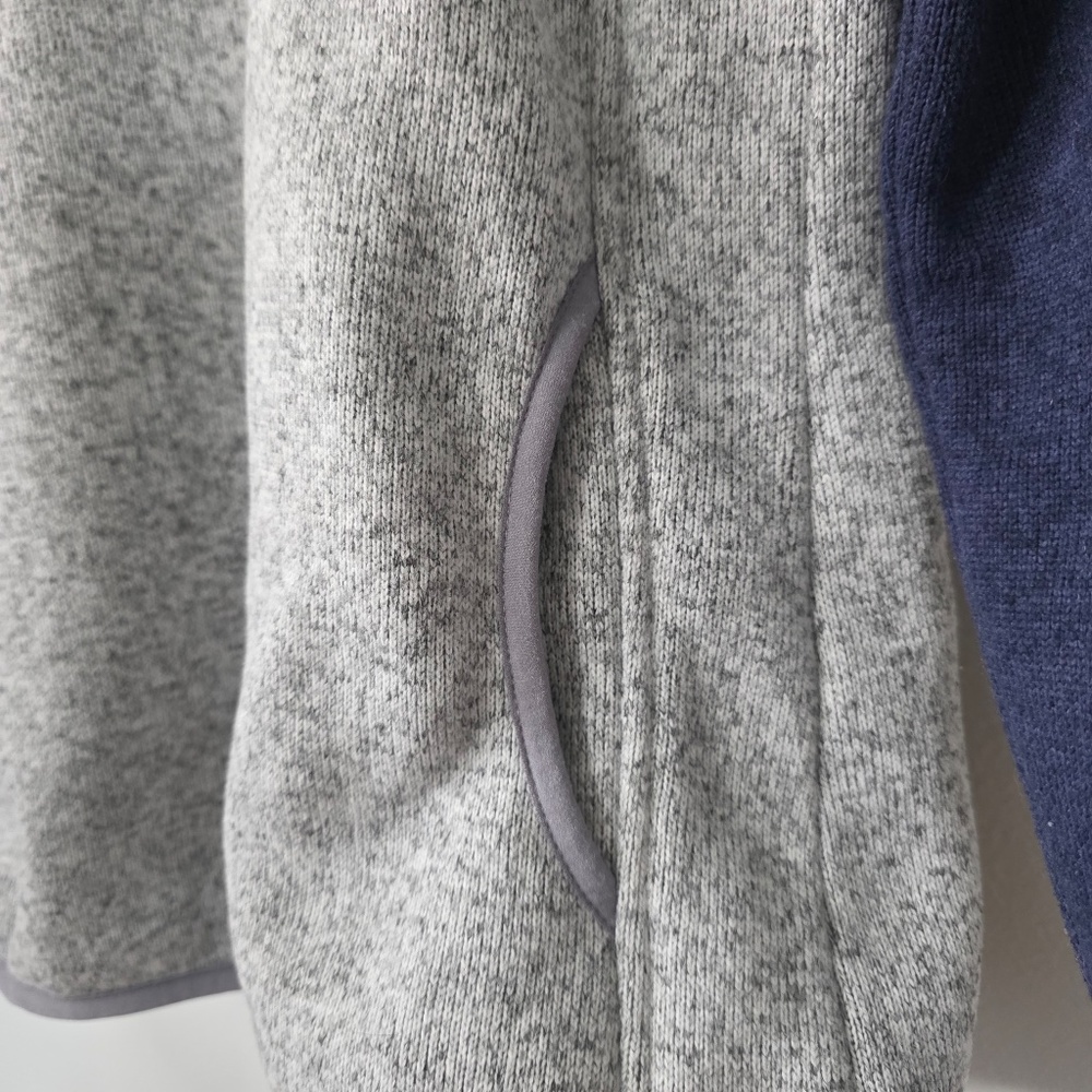 Ll Bean 1/4 Snap Fleece Color Block Pullover - Xxs - image 6